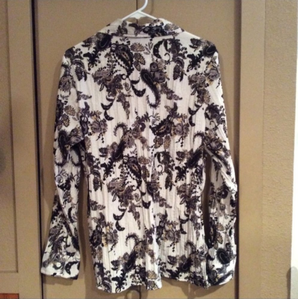 Paisley Pattern Lightweight Shirt Womens Extra Large - Picture 2 of 5